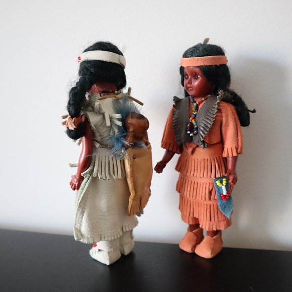 Collectible Native American dolls / Vintage Carlson dolls Native American dolls - Picture 8 of 13